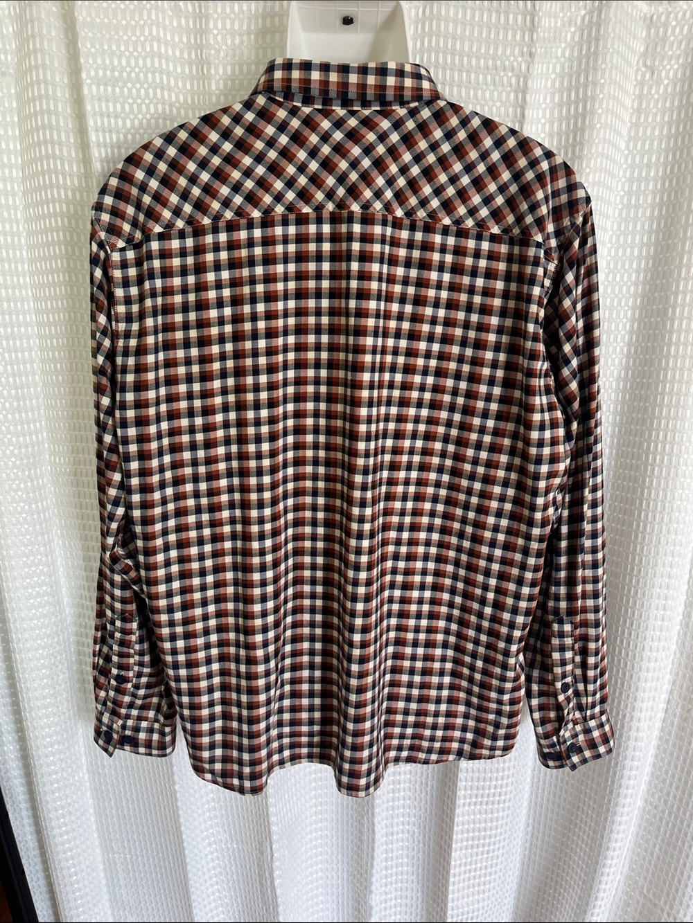 Patagonia Organic Cotton Plaid Button Up Shirt Mens L Hiking Outdoor Workwear - Picture 3 of 10